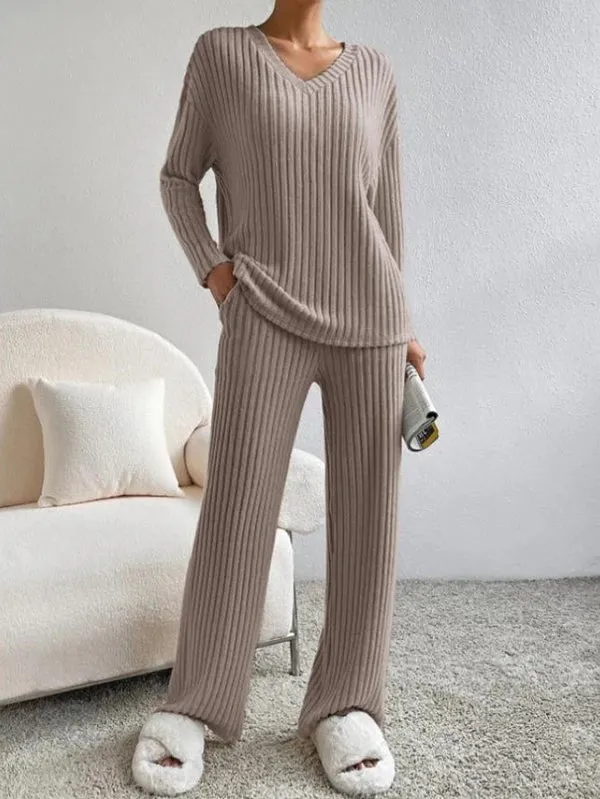 Nadine  - Pleated Two-Piece Lounge Set