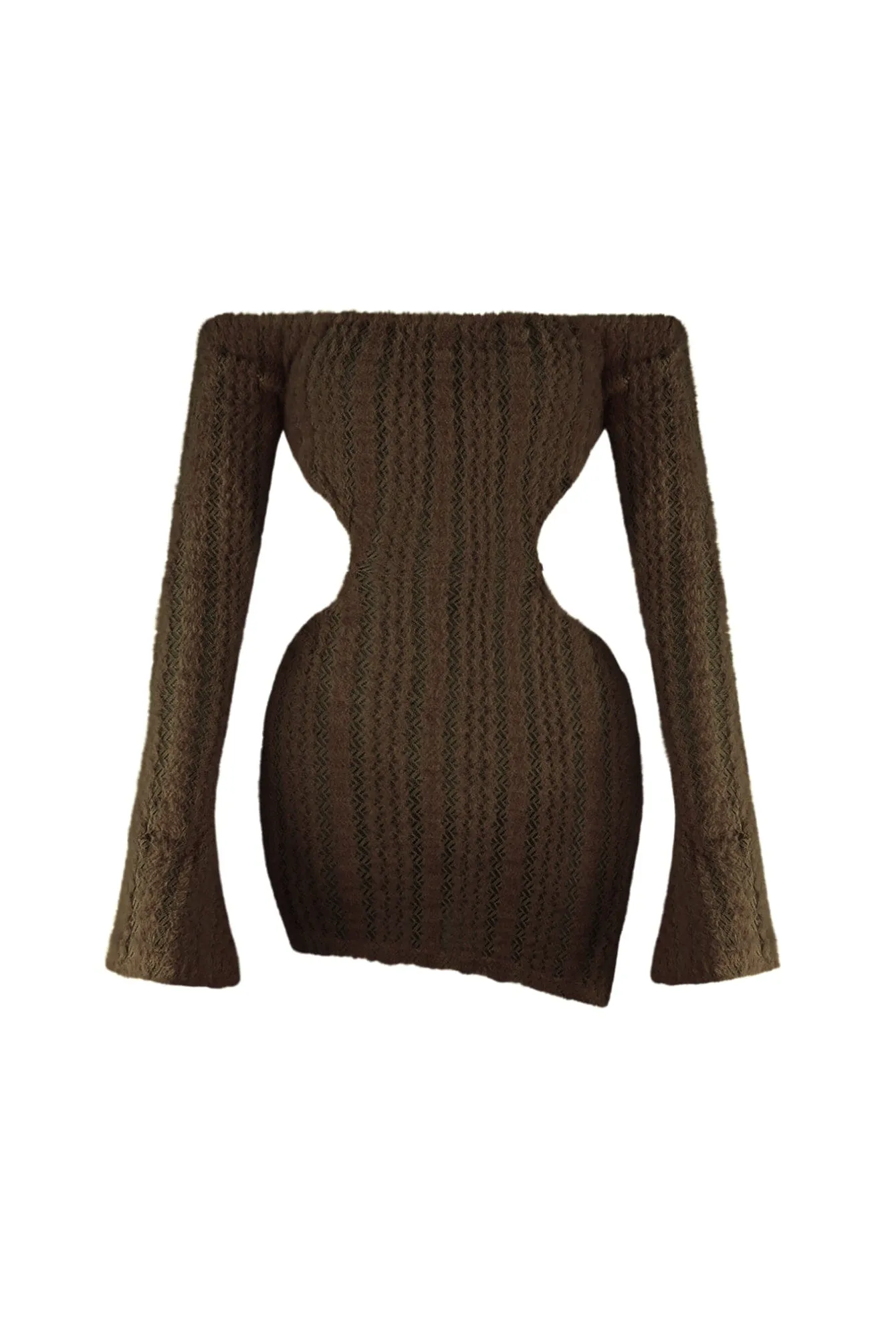 No Options Fuzzy Mini Dress