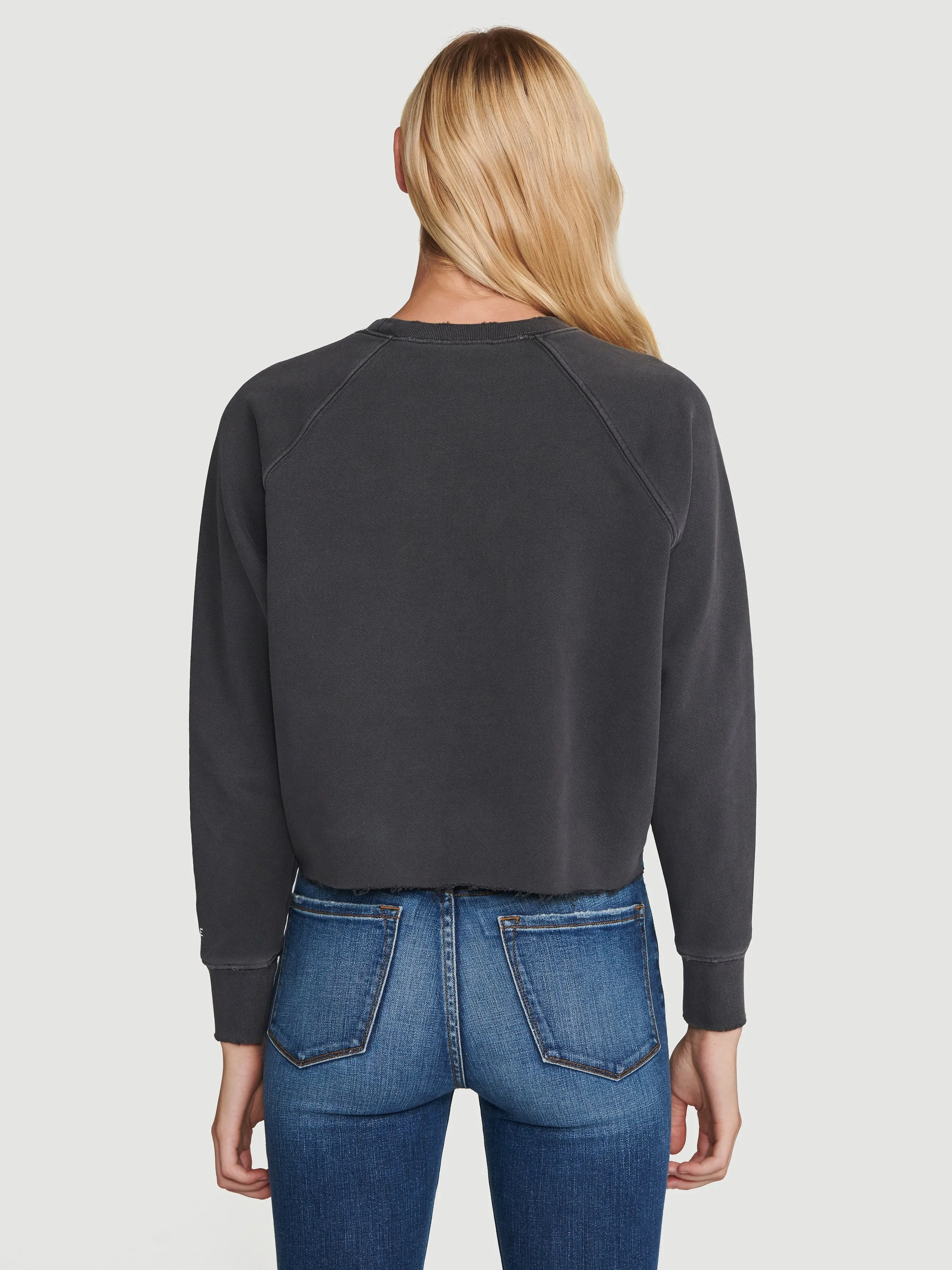 Old School Sweatshirt -- Faded Noir