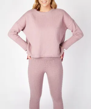 Oversized Jersey Sweater Mauve