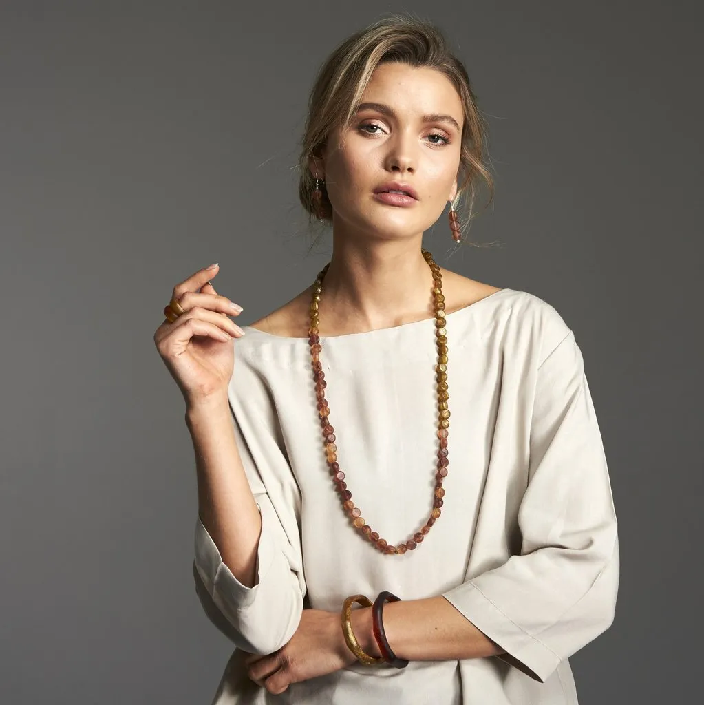Polka Luka - Silk Road Long Combination Necklace