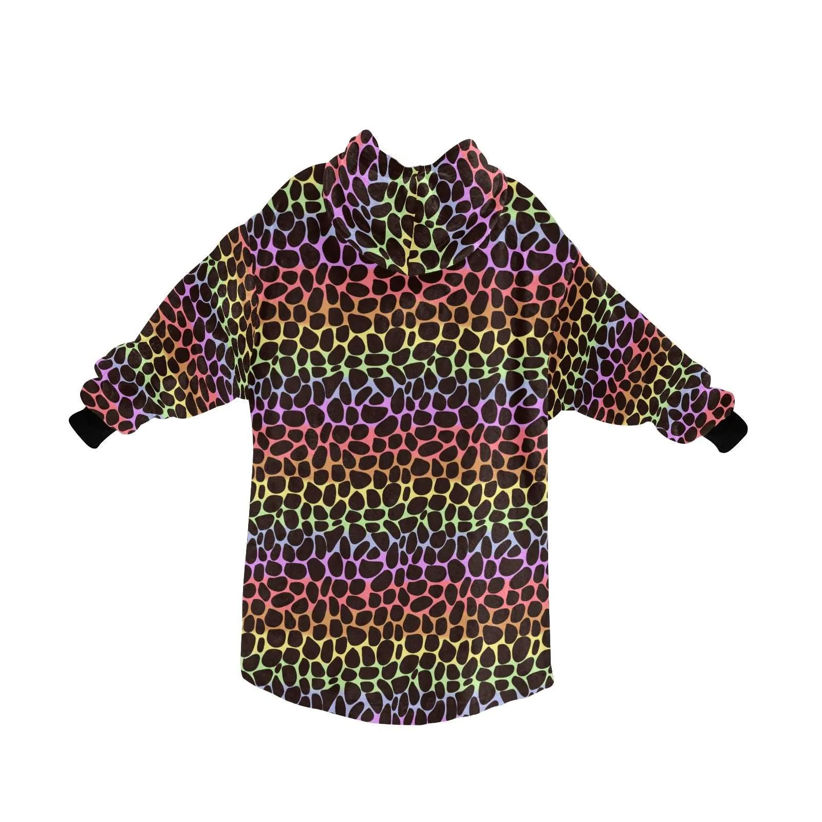 Rainbow Roar - Hooded Blanket