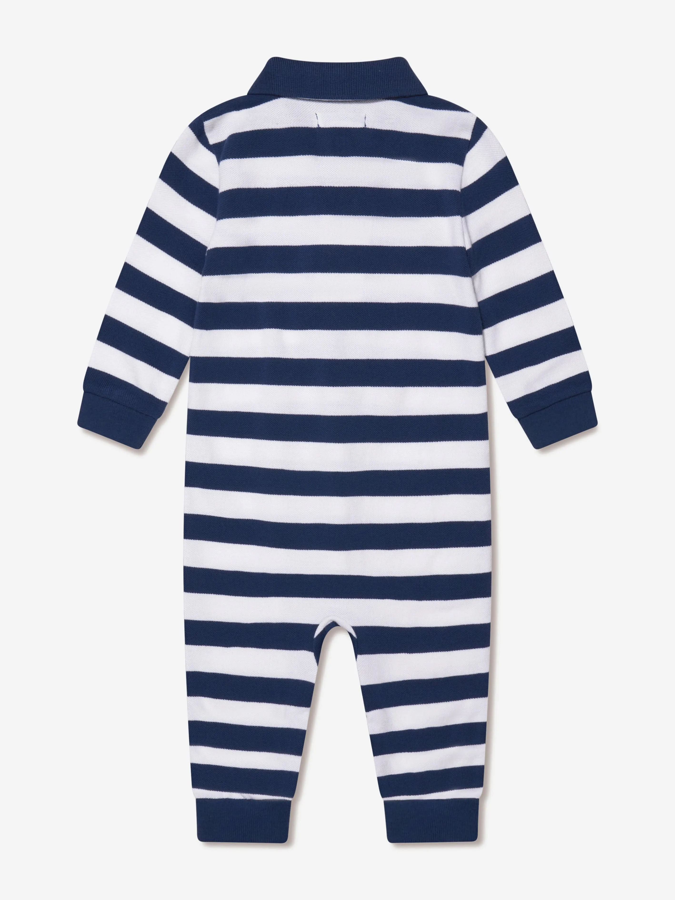 Ralph Lauren Baby Boys Striped Babygrow in Navy