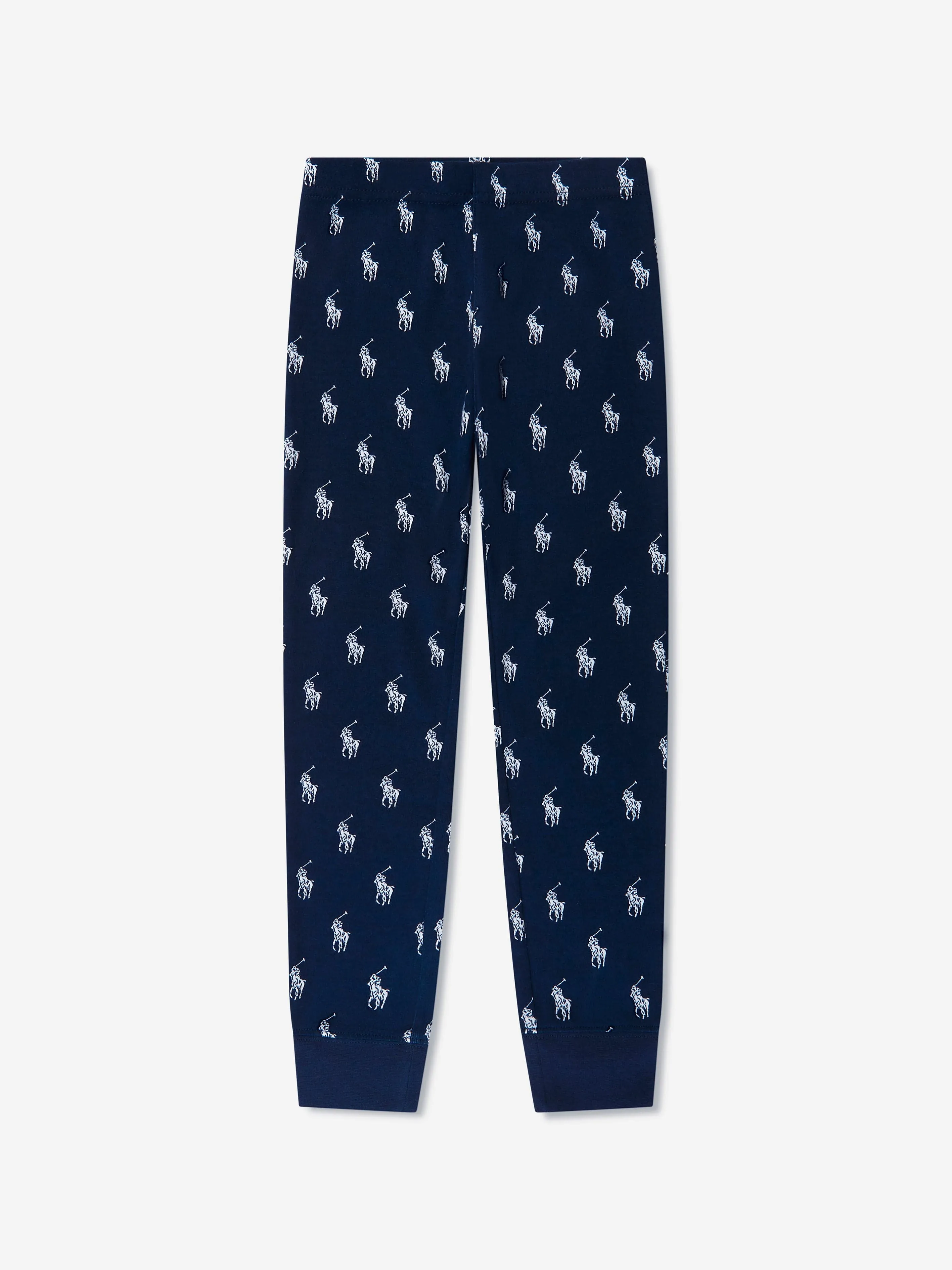 Ralph Lauren Boys Logo Pyjama Set in Navy