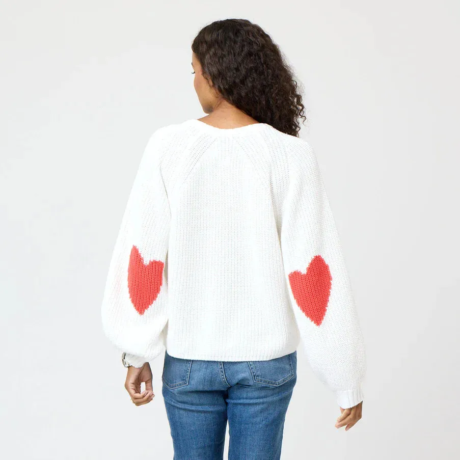Ricki Imperfect Heart Sweater (Natural)