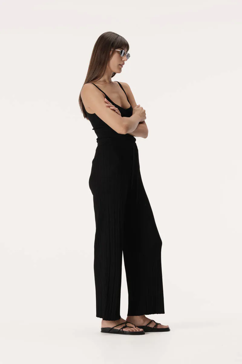 Roberta Knit Pant Black
