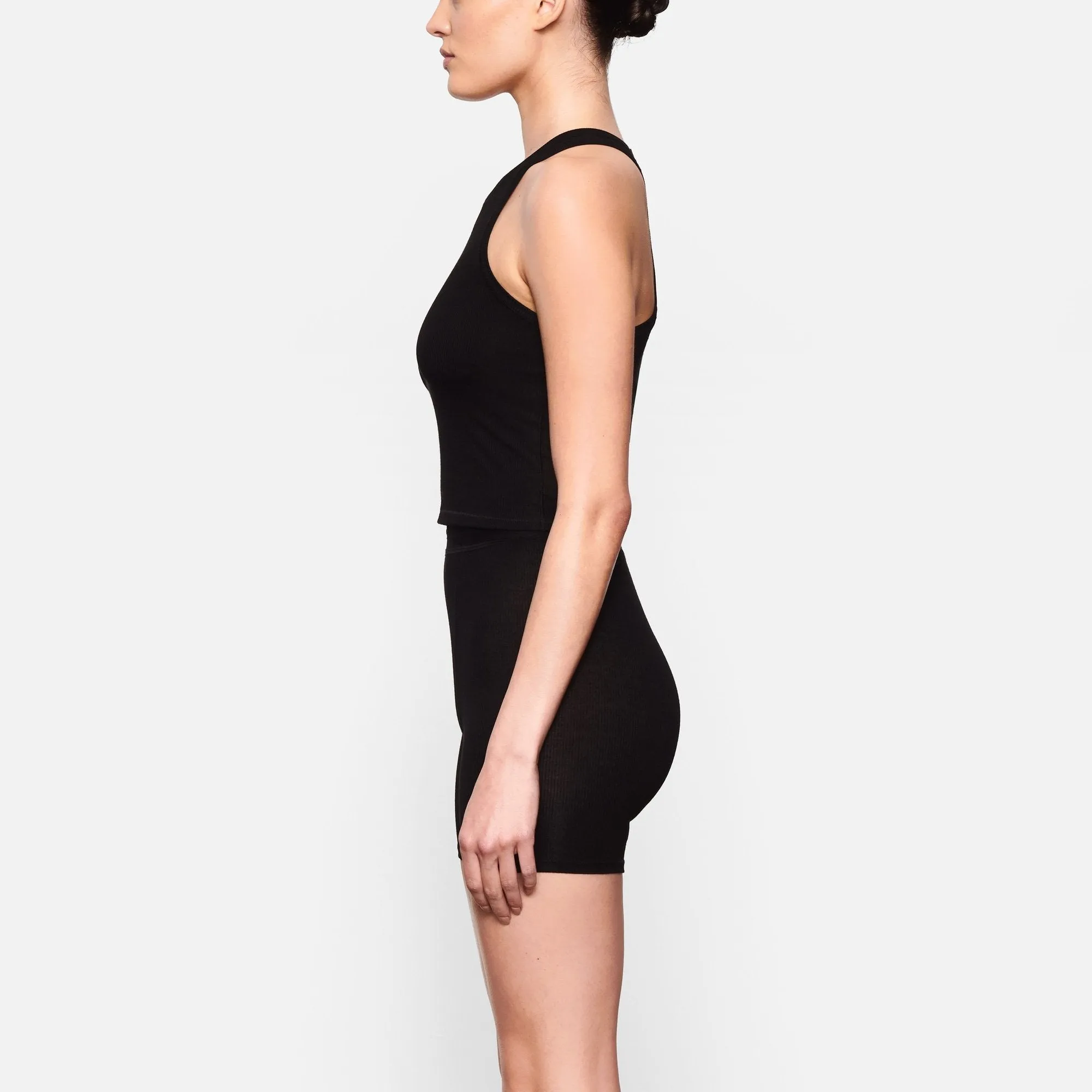 SOFT LOUNGE RACER TANK | ONYX