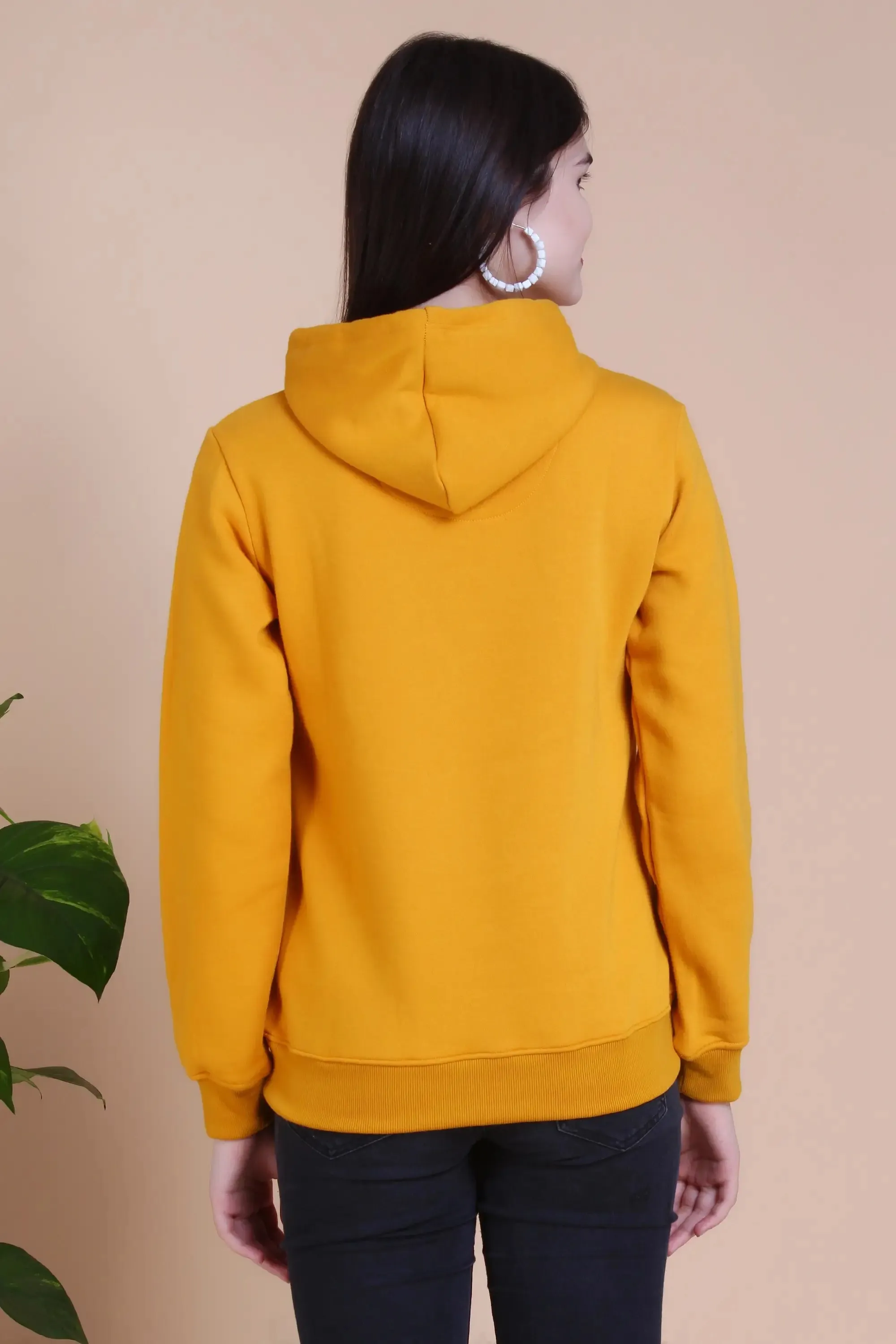 Sunshine Glow Woolen Hoodie
