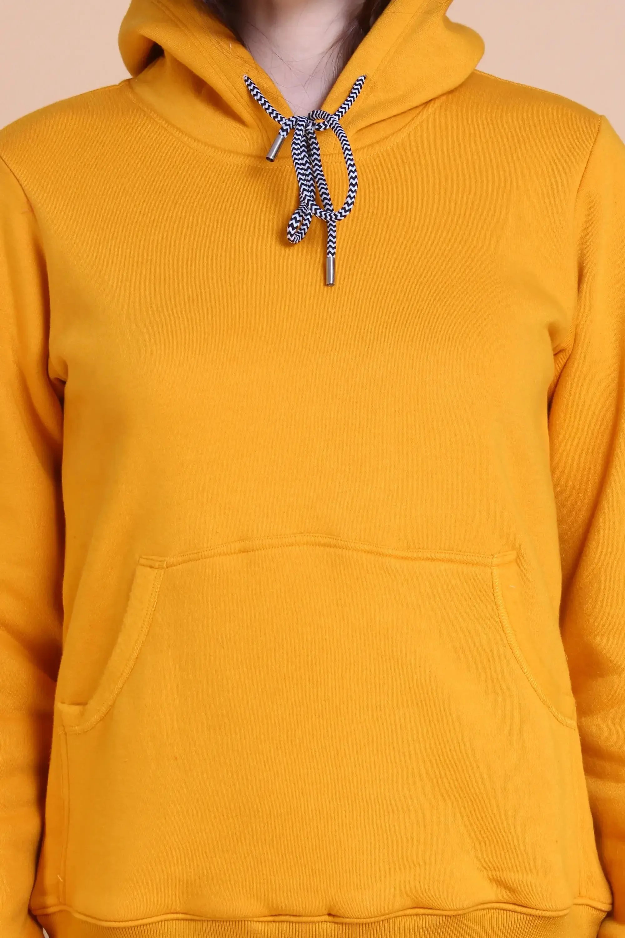 Sunshine Glow Woolen Hoodie
