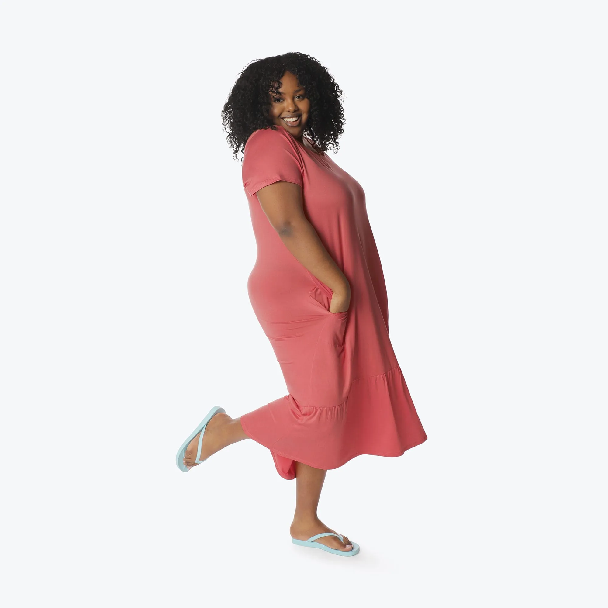 Swing High Low Maxi Dress