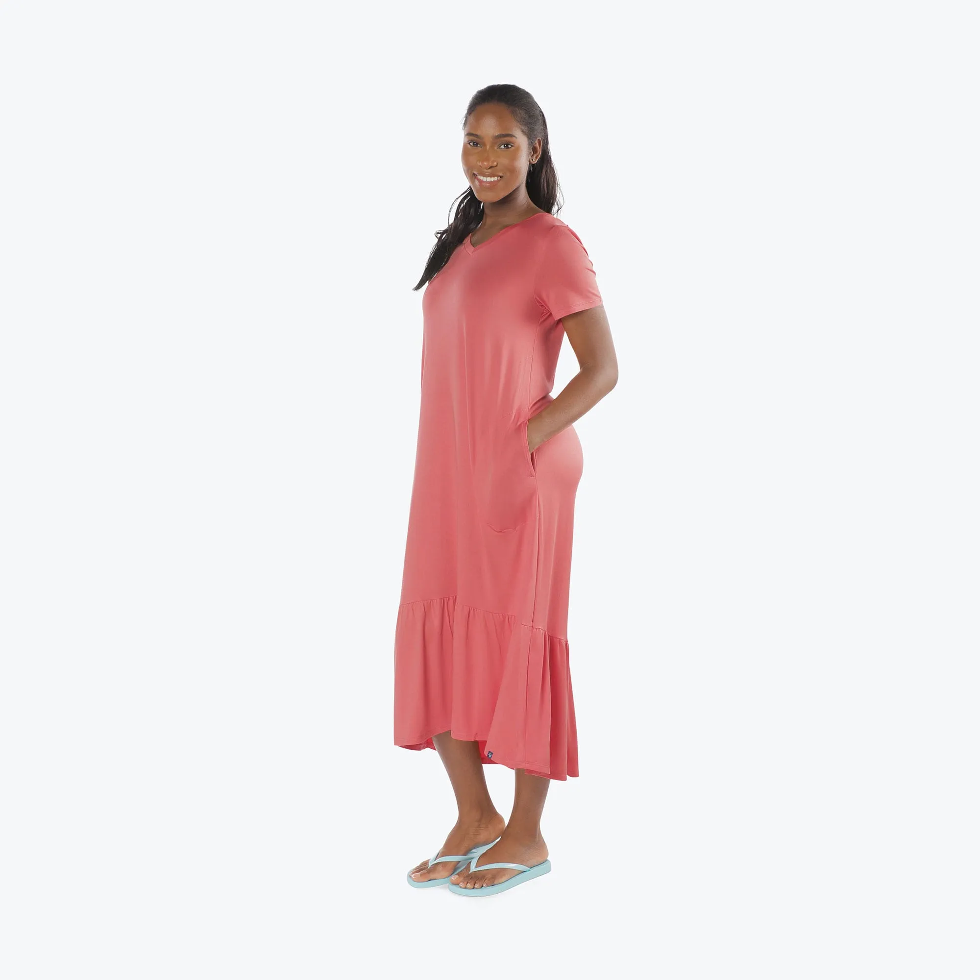 Swing High Low Maxi Dress