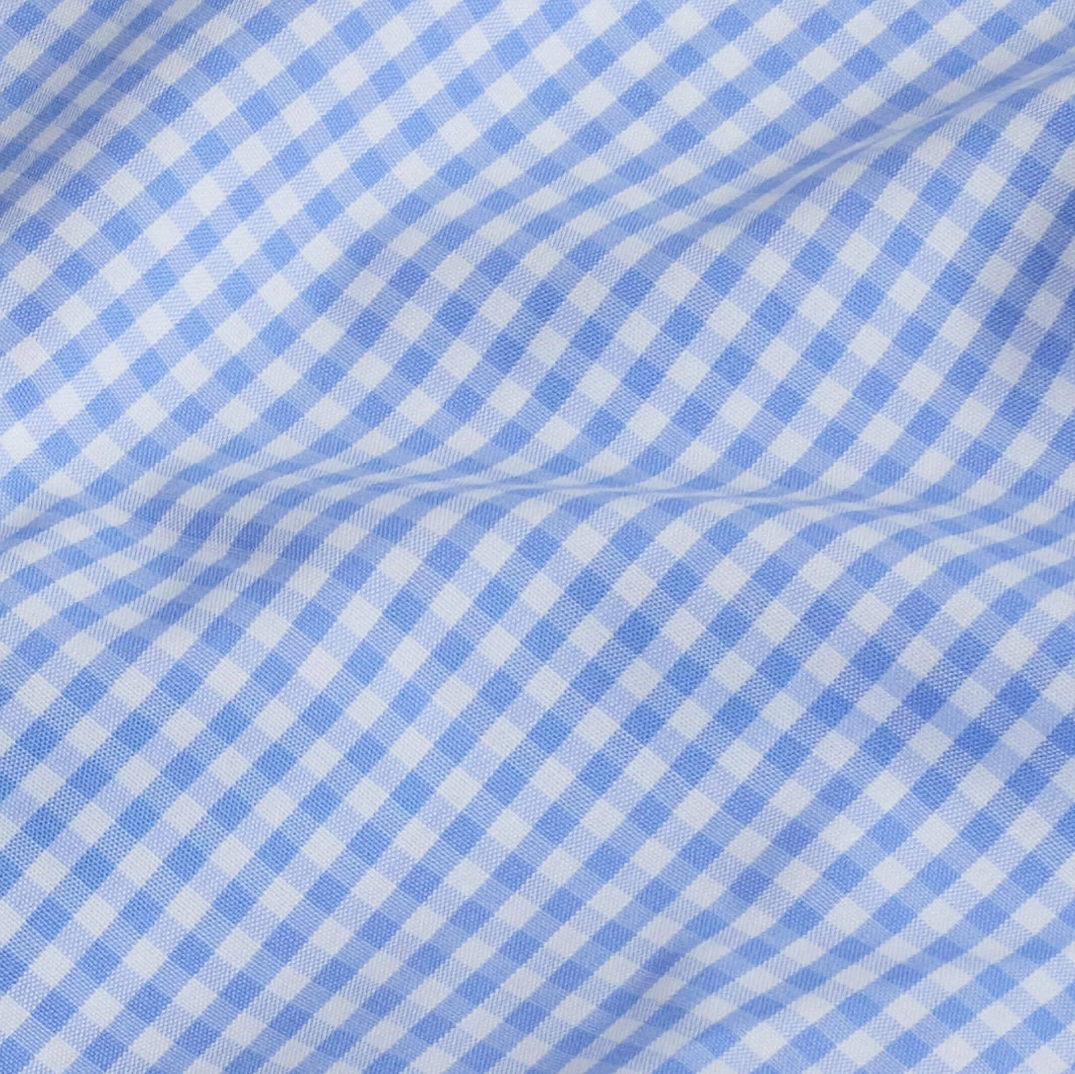 The Blue Wheeler Non Iron Gingham Custom Shirt