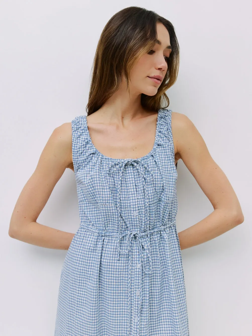 The Whitney Dress - Blue