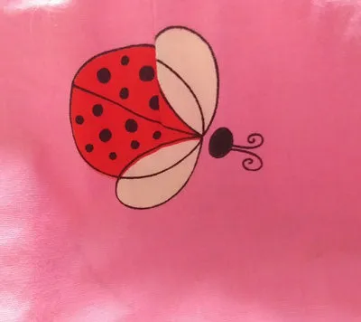 *VINTAGE 60s ADORABLE LADY BUG DRESS WITH METAL ZIPPER