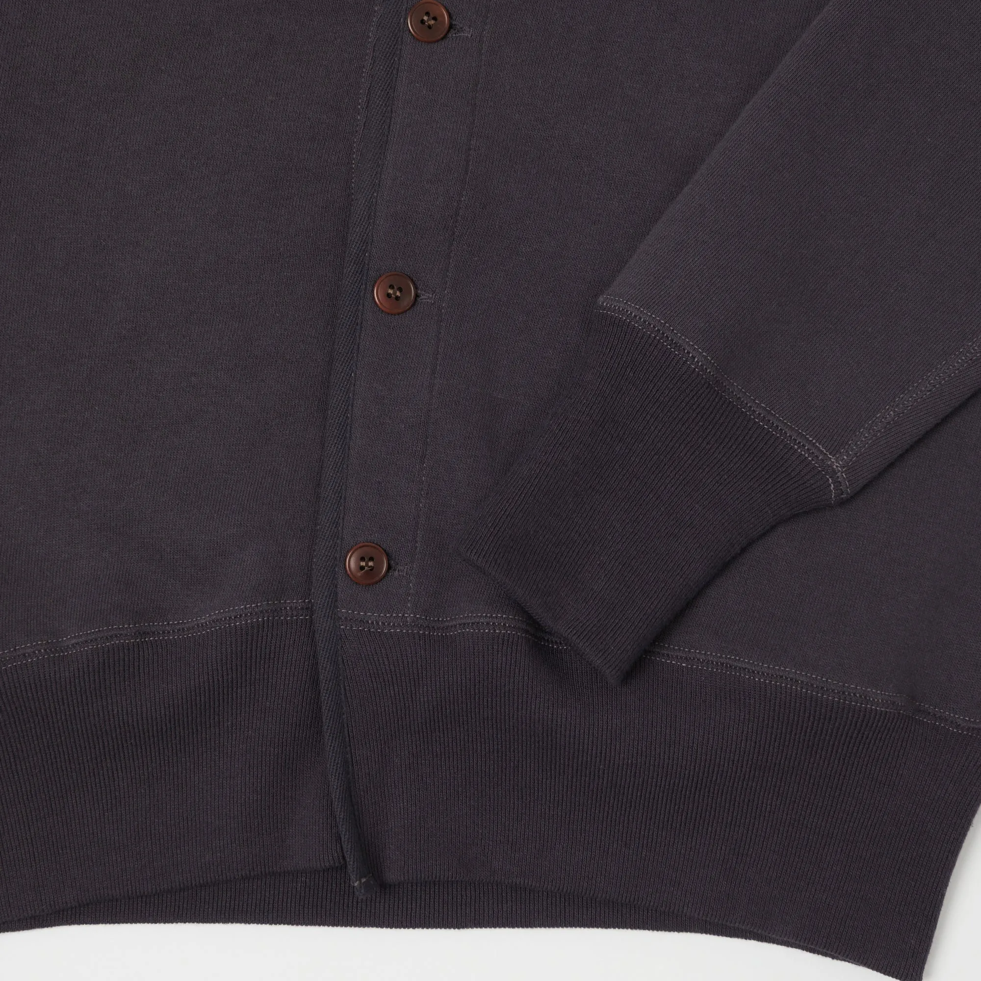 Warehouse & Co 456 USN Cardigan Sweatshirt - Dark Navy