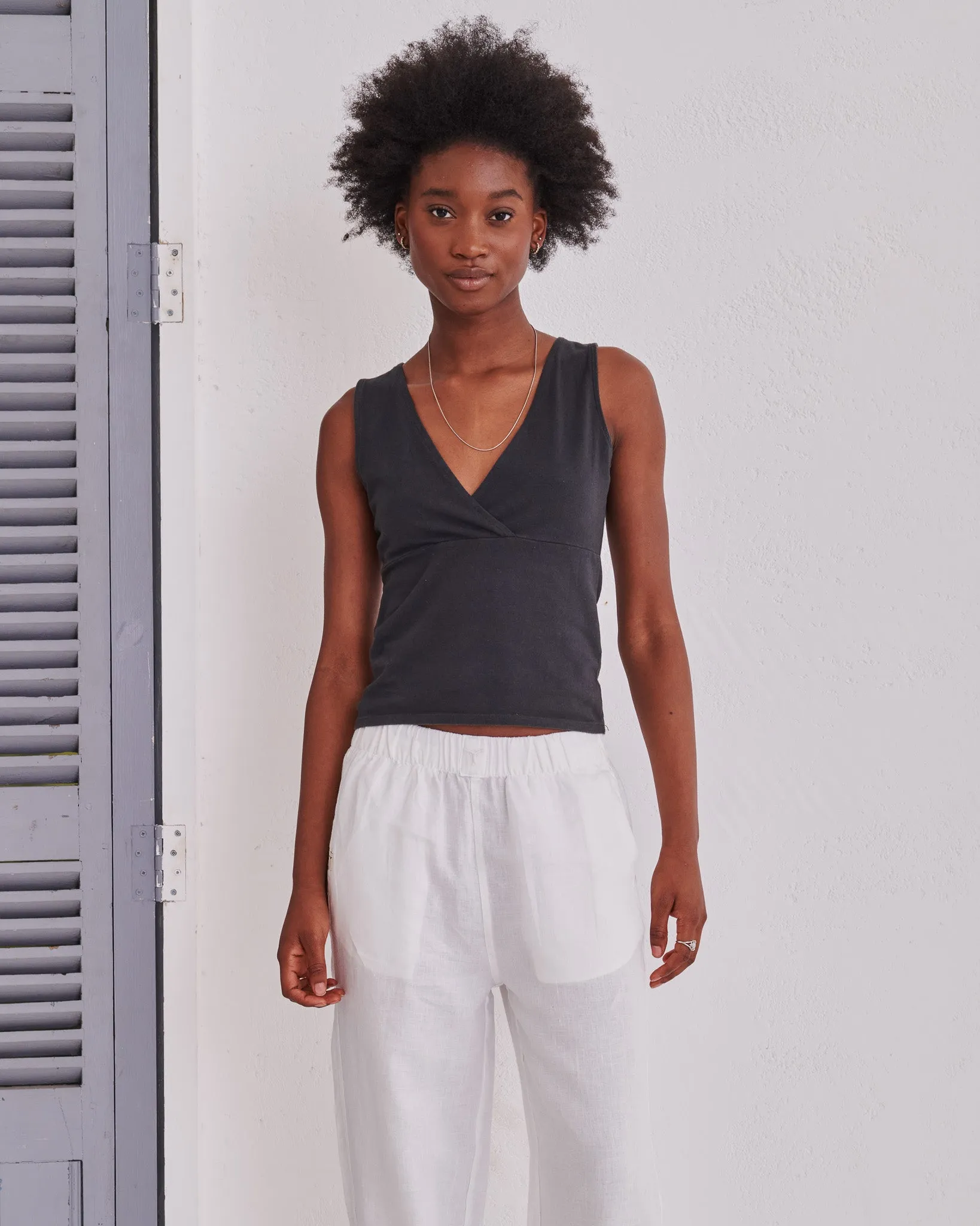White Hemp Trousers