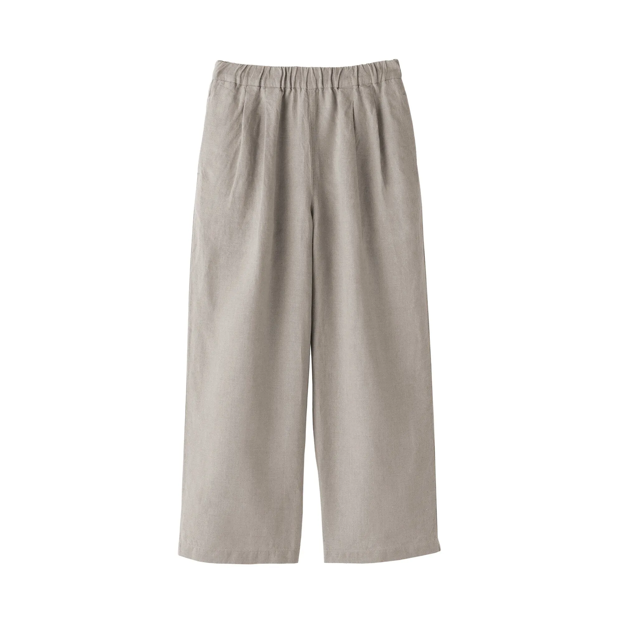 Women's Washed Linen Easy Wide Pants