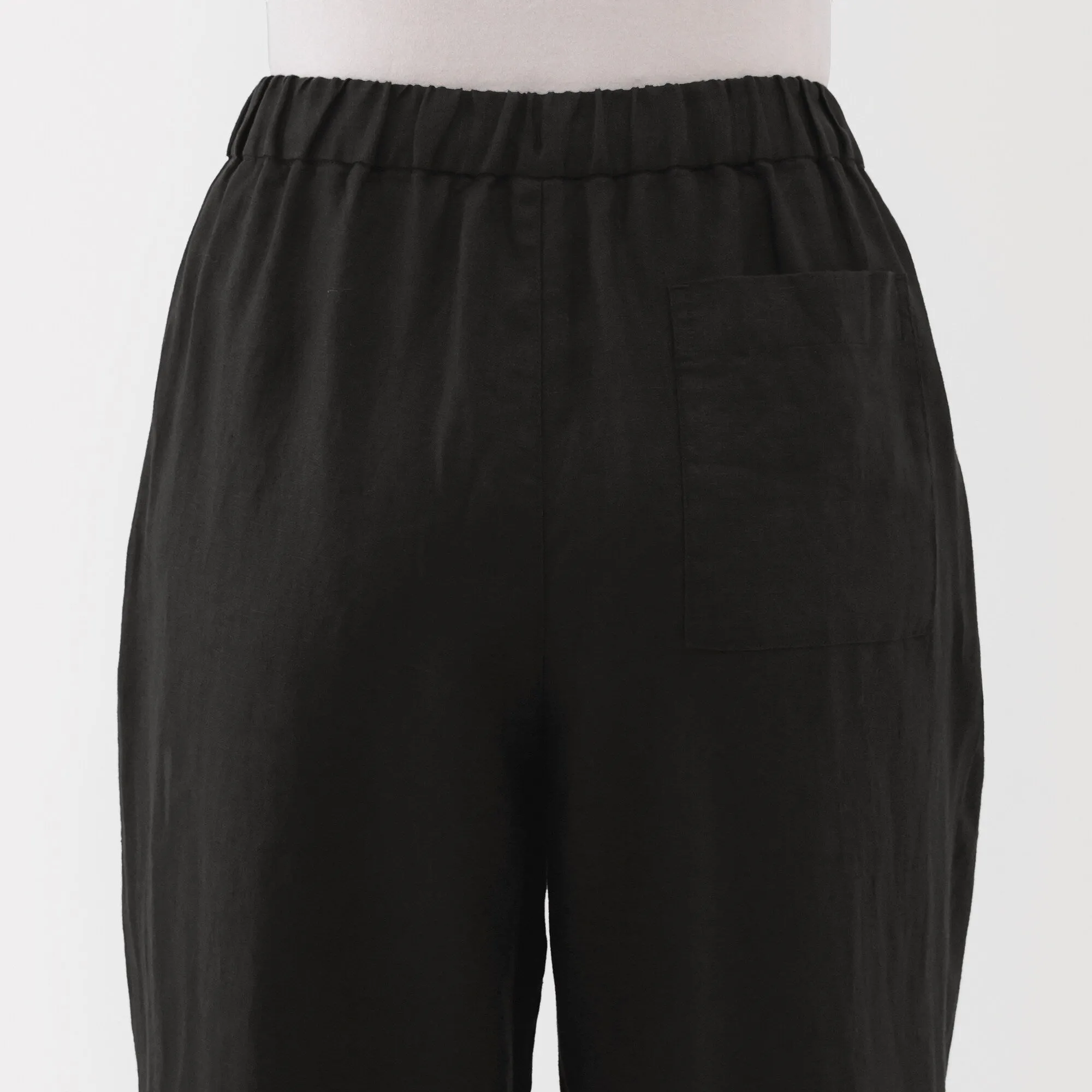 Women's Washed Linen Easy Wide Pants