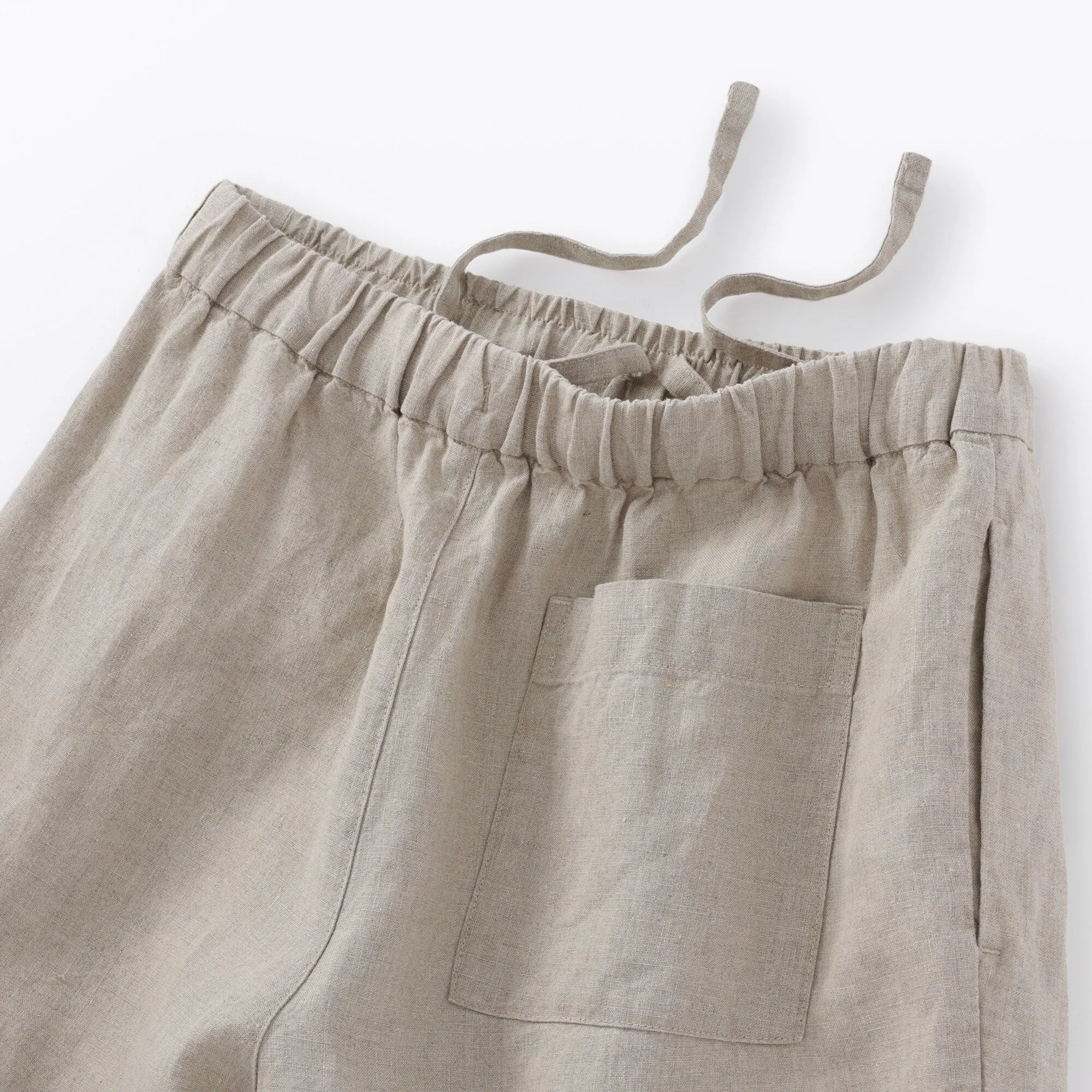 Women's Washed Linen Easy Wide Pants